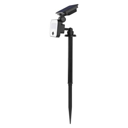LED Solarni reflektor sa senzorom pokreta SPILO LED/3,7V 3600mAh 4000K IP54 + Daljinski upravljač
