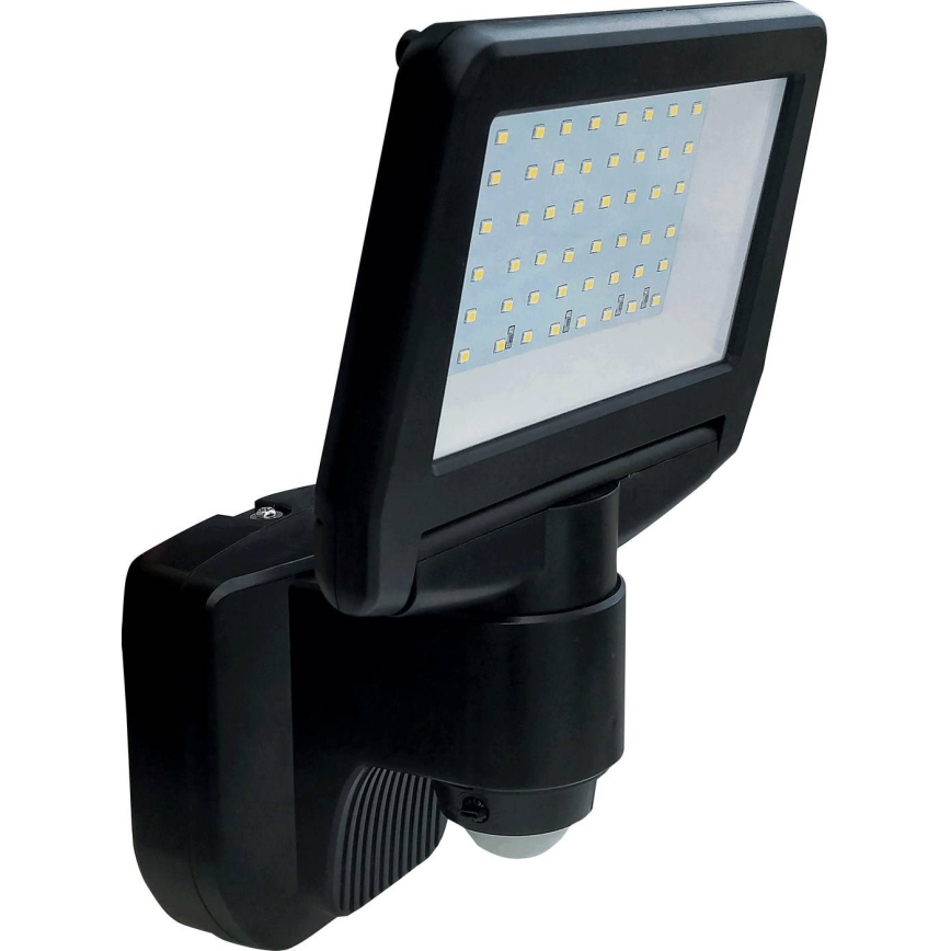 LED solarni reflektor sa senzorom TOMI LED/10W/7,4V 1800 mAh IP44 crni