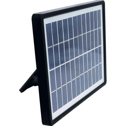 LED solarni reflektor sa senzorom TOMI LED/10W/7,4V 1800 mAh IP44 crni