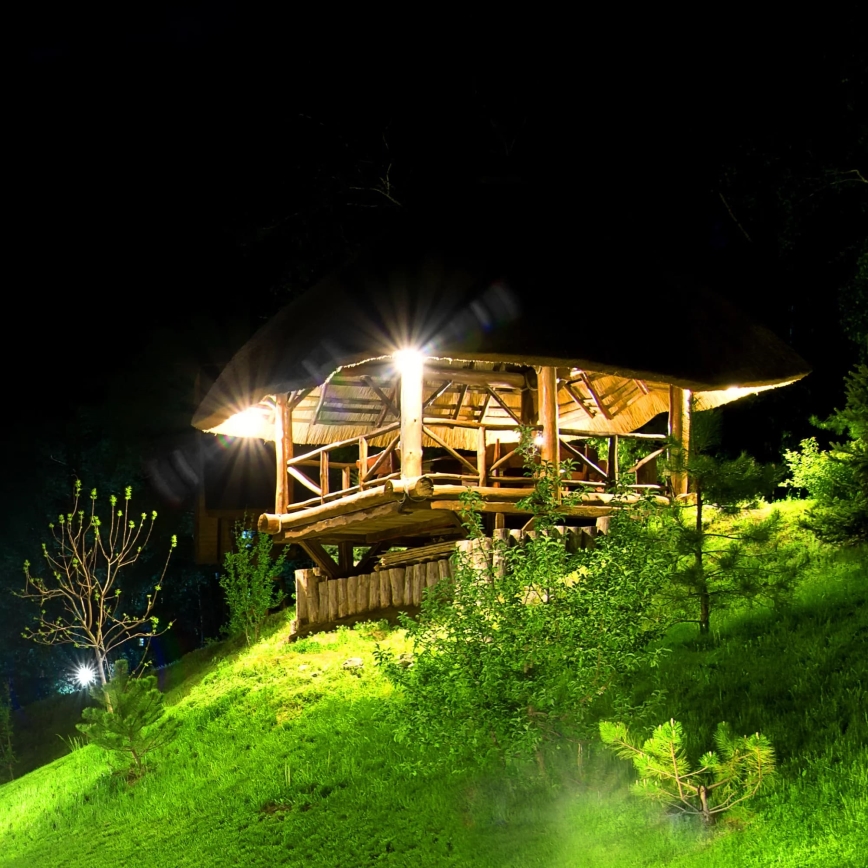 LED Solarni reflektor sa senzorom TRIO LED/0,6W/3,7V IP44