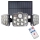 LED Solarni reflektor sa senzorom za pokret i dan/noć LED/20W/3,7V 1200 mAh IP44 + Daljinski upravljač