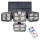 LED Solarni reflektor sa senzorom za pokret i dan/noć LED/30W/3,7V 2400 mAh IP47 + Daljinski upravljač