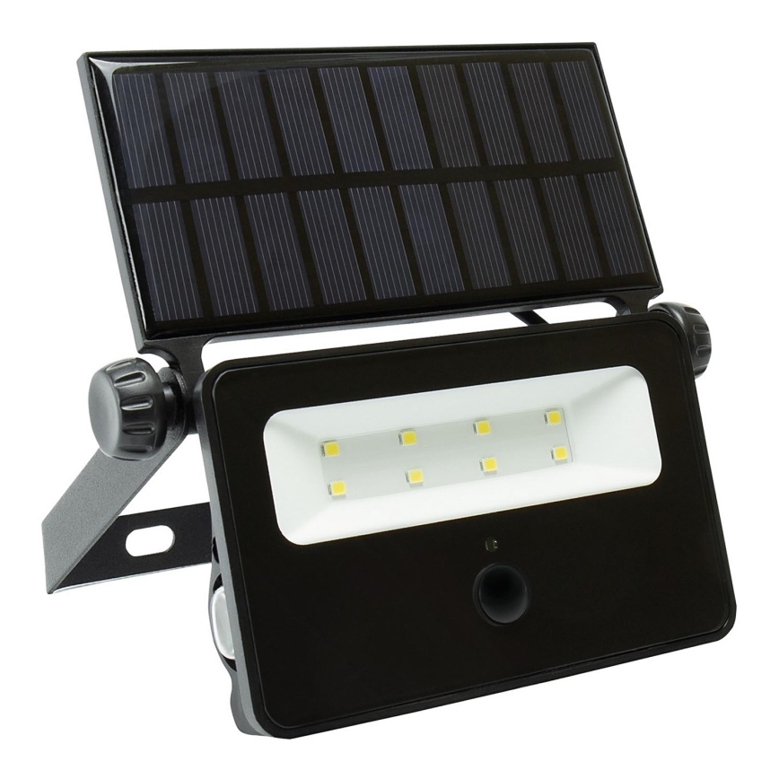 LED Solarni reflektor sa senzorom za pokret i dan/noć NOCTIS LED/2W/1800 mAh 3,7V 6000K IP65