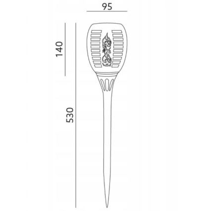 LED Solarno spoljne svetlo SPARKLE LED/0,12W/1,2V IP44 300 mAh