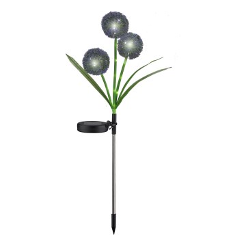 LED Solarno svetlo ALLIUM LED/1,2V 6500K 600 mAh IP44 crno
