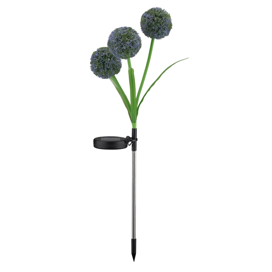 LED Solarno svetlo ALLIUM LED/1,2V 6500K 600 mAh IP44 crno