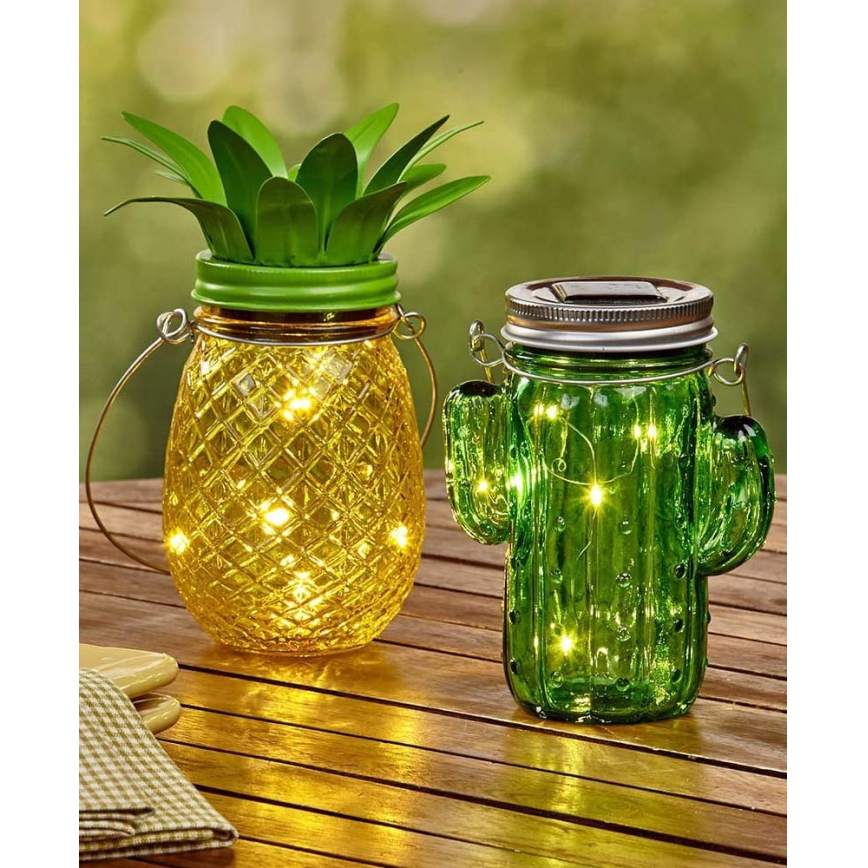 LED Solarno svetlo JAR LED/1,2V IP44 ananas