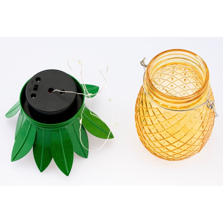 LED Solarno svetlo JAR LED/1,2V IP44 ananas