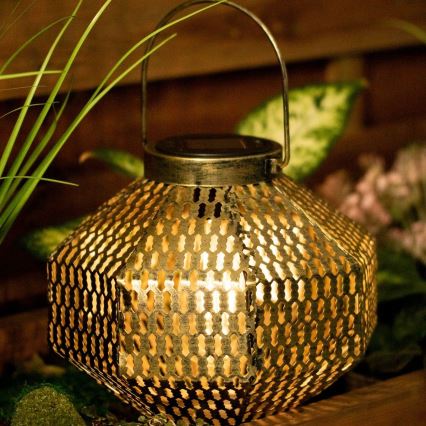 LED Solarno svetlo LAURA 1xE27/1,2V IP44
