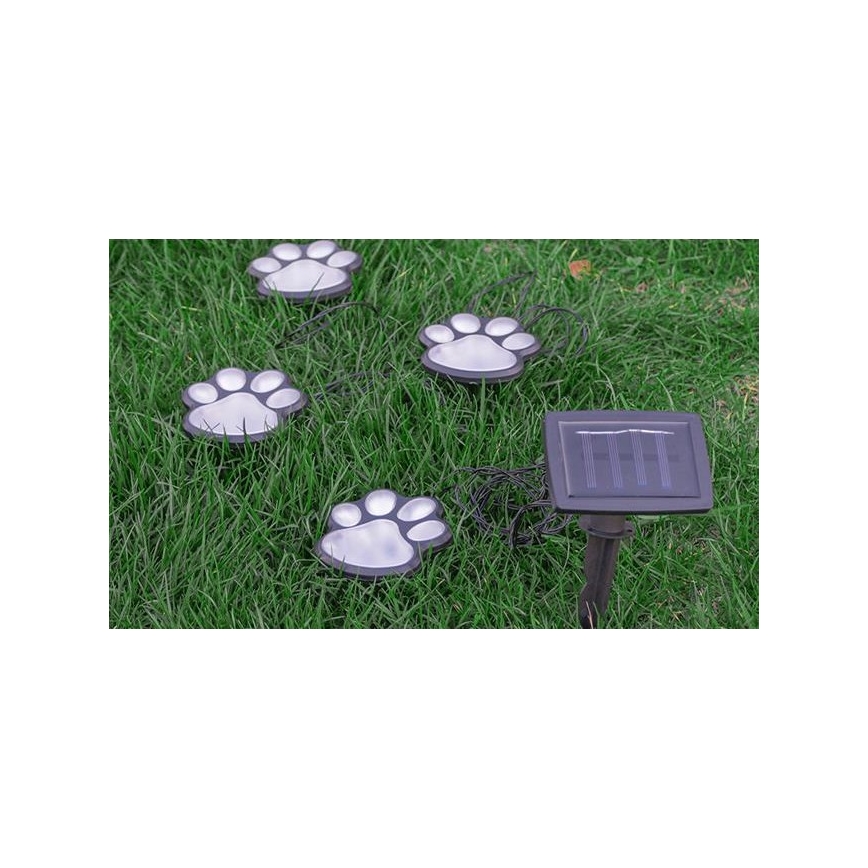LED Solarno svetlo LED/0,14W/2V IP44 šape