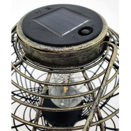 LED Solarno svetlo LUISA 1xE27/1,2V IP44