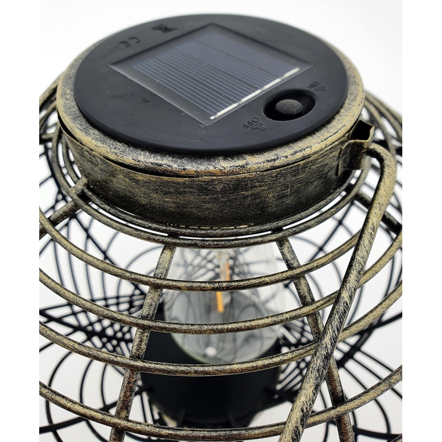 LED Solarno svetlo LUISA 1xE27/1,2V IP44