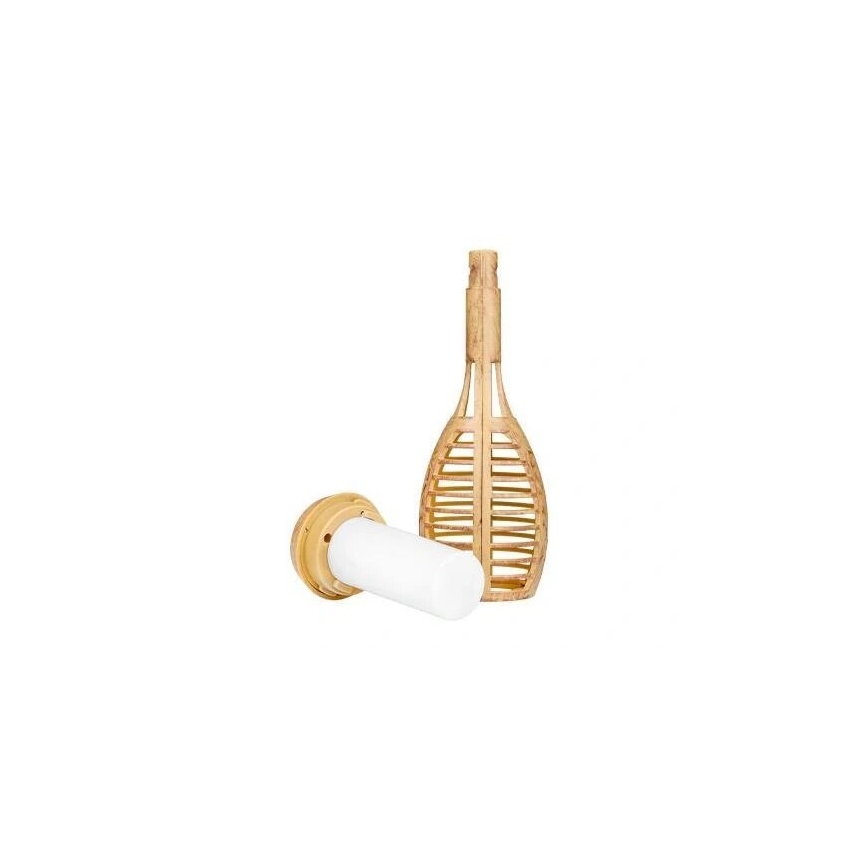LED Solarno svetlo MINISPARK BAMBOO LED/1,8W/5,5V IP44 bež