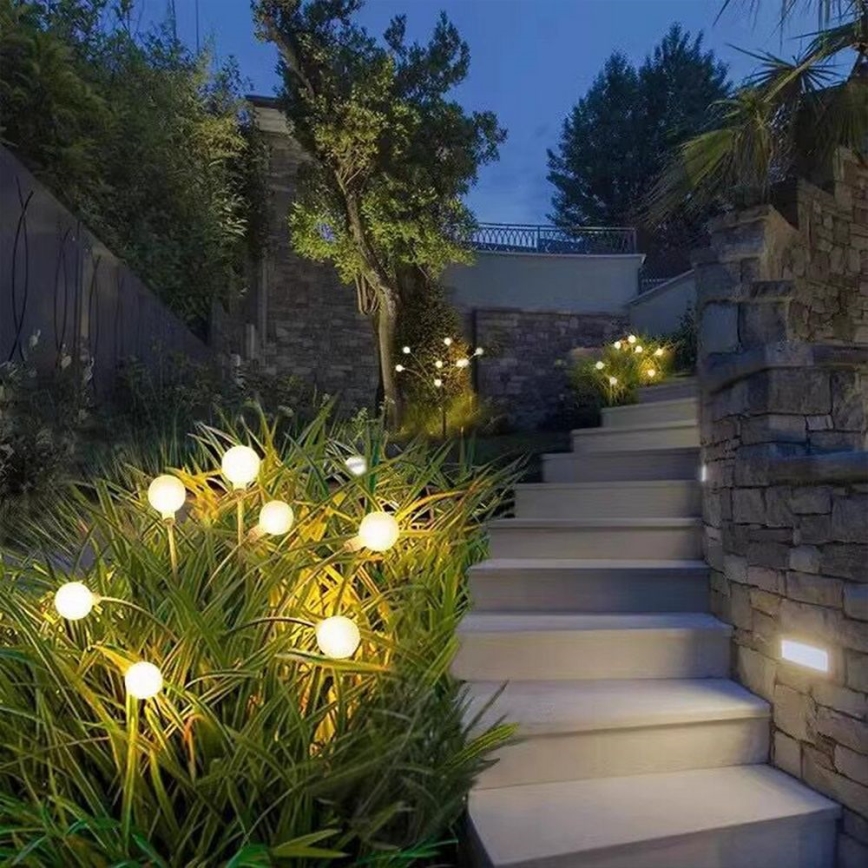 LED Solarno svetlo MULTI LED/0,06W/1,2V 150 mAh IP44 crno