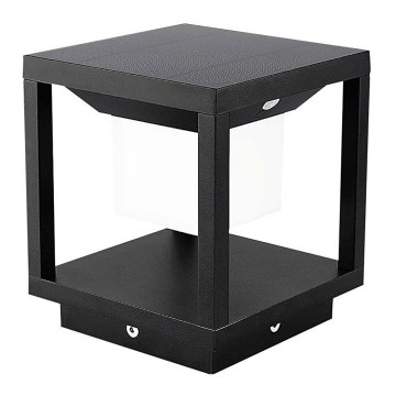 LED solarno svetlo sa senzorom LED/2W/5,5V 3000K IP65 2600 mAh crno