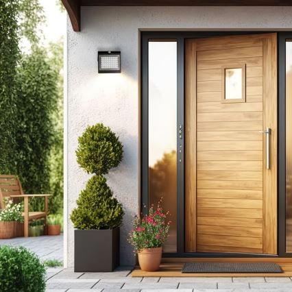 LED solarno svetlo sa senzorom pokreta i sumraka LED/3,2W/2000 mAh 3,7V IP65