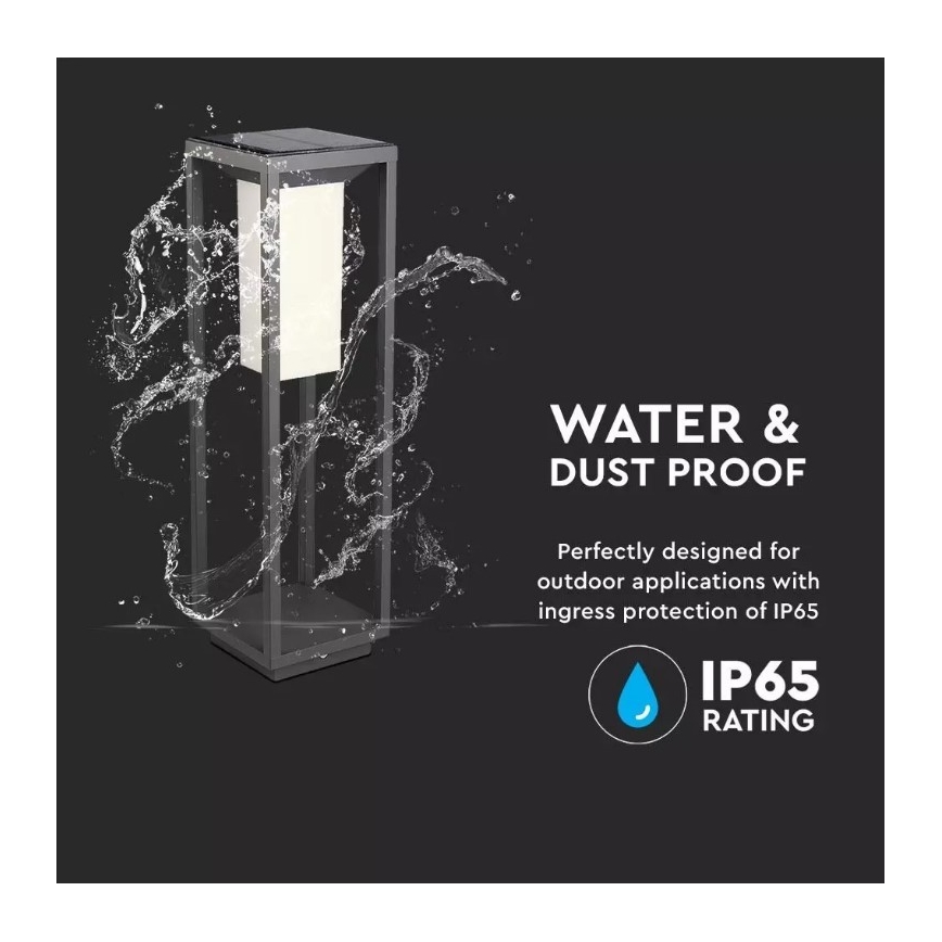 LED solarno svetlo sa senzorom SAMSUNG čip LED/2W/3,7V IP65 2600 mAh