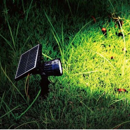 LED Solarno svetlo SPIKE LED/2W/5,5V IP65 3000K 1200 mAh