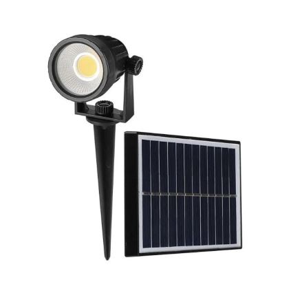 LED Solarno svetlo SPIKE LED/2W/5,5V IP65 3000K 1200 mAh