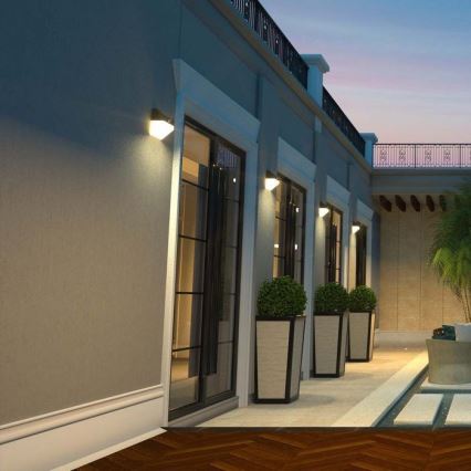 LED solarno zidno svetlo sa senzorom, LED/2W/3,7V, 4000K, IP65, 1200 mAh