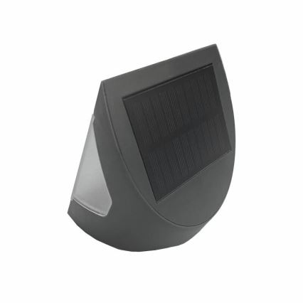 LED solarna zidna svetiljka sa senzorom LED/3W/3,7V 3000/4000K 1200 mAh IP54 antracit