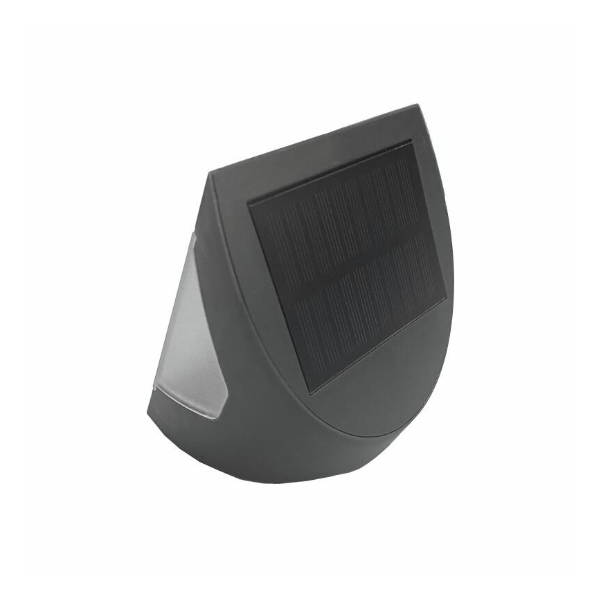 LED solarna zidna svetiljka sa senzorom LED/3W/3,7V 3000/4000K 1200 mAh IP54 antracit