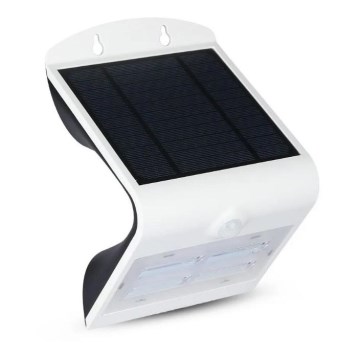 LED solarno zidno svetlo sa senzorom LED/3W/3,7V 3000/4000K IP65 2000 mAh belo