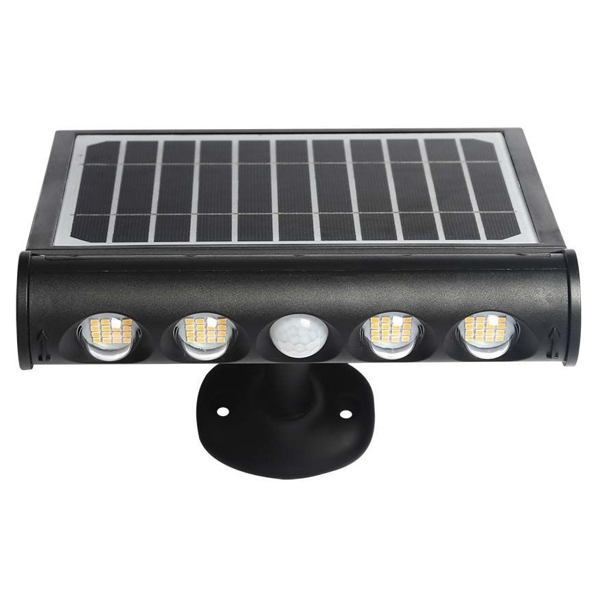 LED solarno zidno svetlo sa senzorom LED/8W/3,7V IP65 3000K 4000 mAh