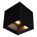 LED solarno zidno svetlo sa senzorom LED/9W/3,7V 3000/4000/5000K 2600 mAh IP65 crna
