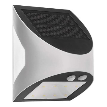 LED solarno zidno svetlo sa senzorom LUMI, LED 3,7 W, 1200 mAh, IP54, belo