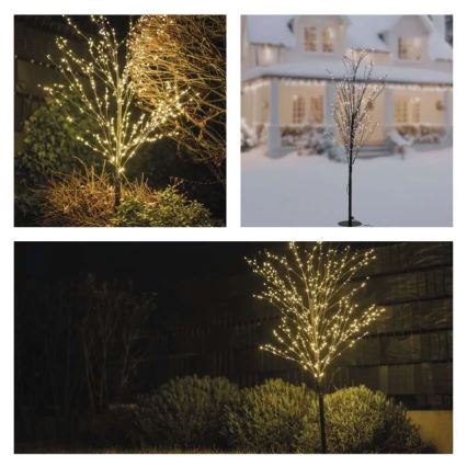 LED spoljašnja božićna dekoracija 600xLED/3,8W/230V 120 cm topla bela IP44
