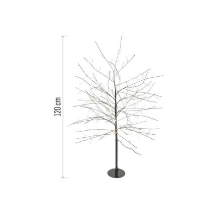 LED spoljašnja božićna dekoracija 600xLED/3,8W/230V 120 cm topla bela IP44