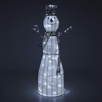 LED Spoljašnja božićna dekoracija LED/3,6W/230V/hladno bela 124 cm IP44 snegović