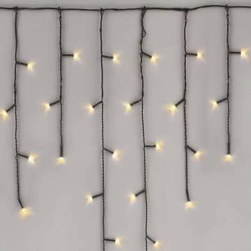 LED spoljašnja božićna girlanda 100xLED/2,5x0,9m IP44 topla bela