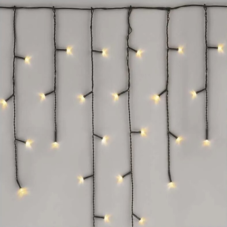 LED spoljašnja božićna girlanda 100xLED/2,5x0,9m IP44 topla bela
