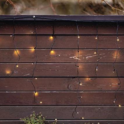 LED spoljašnja božićna girlanda 100xLED/2,5x0,9m IP44 topla bela