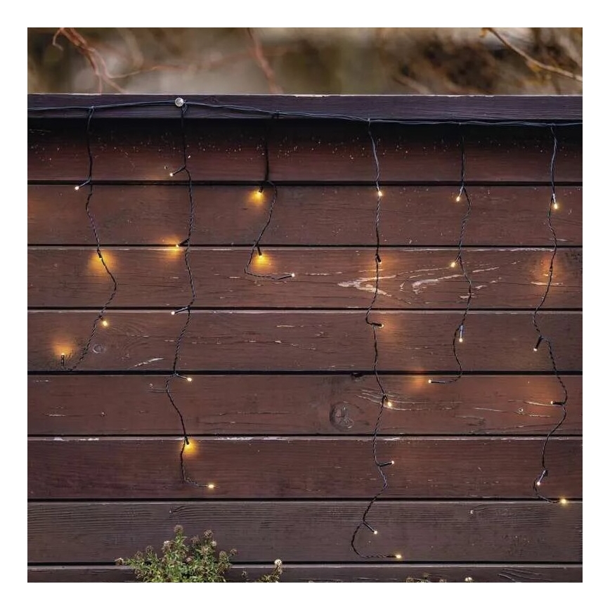 LED spoljašnja božićna girlanda 100xLED/2,5x0,9m IP44 topla bela