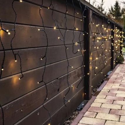 LED spoljašnja božićna girlanda 100xLED/2,5x0,9m IP44 topla bela