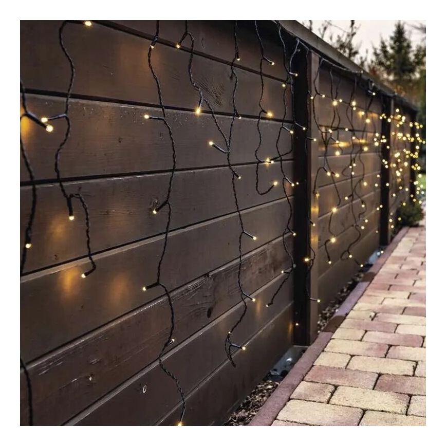 LED spoljašnja božićna girlanda 100xLED/2,5x0,9m IP44 topla bela