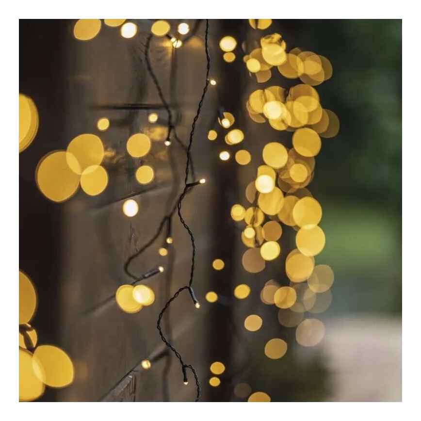 LED spoljašnja božićna girlanda 100xLED/2,5x0,9m IP44 topla bela