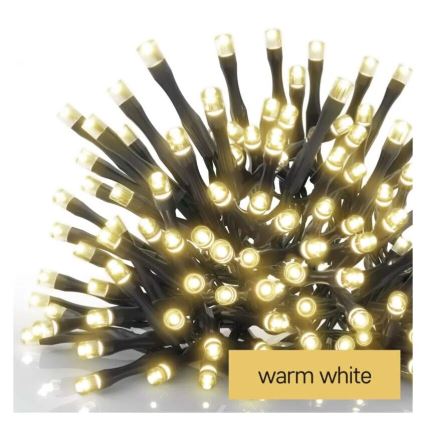 LED spoljašnja božićna girlanda 100xLED/2,5x0,9m IP44 topla bela