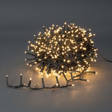 LED spoljašnja božićna girlanda 400xLED/7 funkcija 11m IP44 topla bela