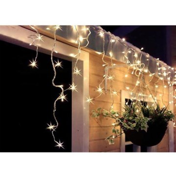 LED spoljašnja božićna zavesa 120xLED/8 funkcija 9m IP44 topla bela