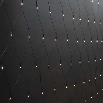 LED spoljašnja božićna zavesa 160xLED/7 funkcija, 5 m, IP44, toplo bela