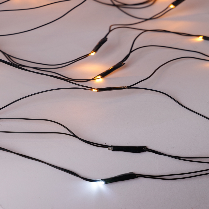 LED Spoljašnja božićna zavesa NET 240xLED/7,2W/230V 1,5x2 m IP44 topla bela