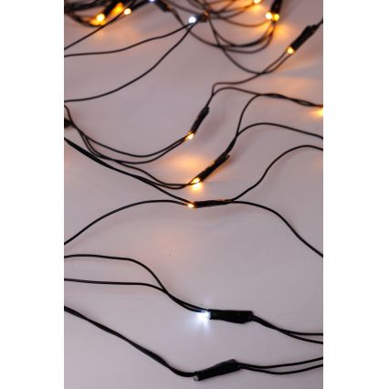 LED Spoljašnja božićna zavesa NET 240xLED/7,2W/230V 1,5x2 m IP44 topla bela