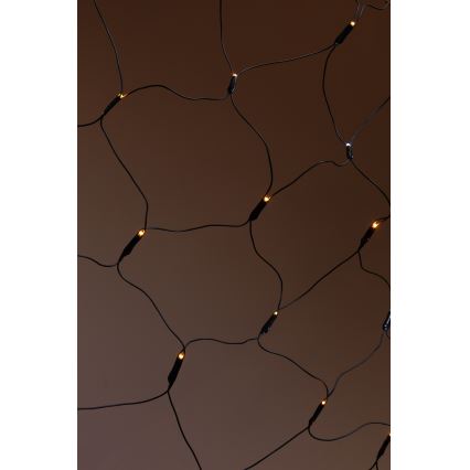 LED Spoljašnja božićna zavesa NET 240xLED/7,2W/230V 1,5x2 m IP44 topla bela