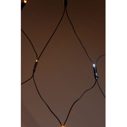 LED Spoljašnja božićna zavesa NET 240xLED/7,2W/230V 1,5x2 m IP44 topla bela