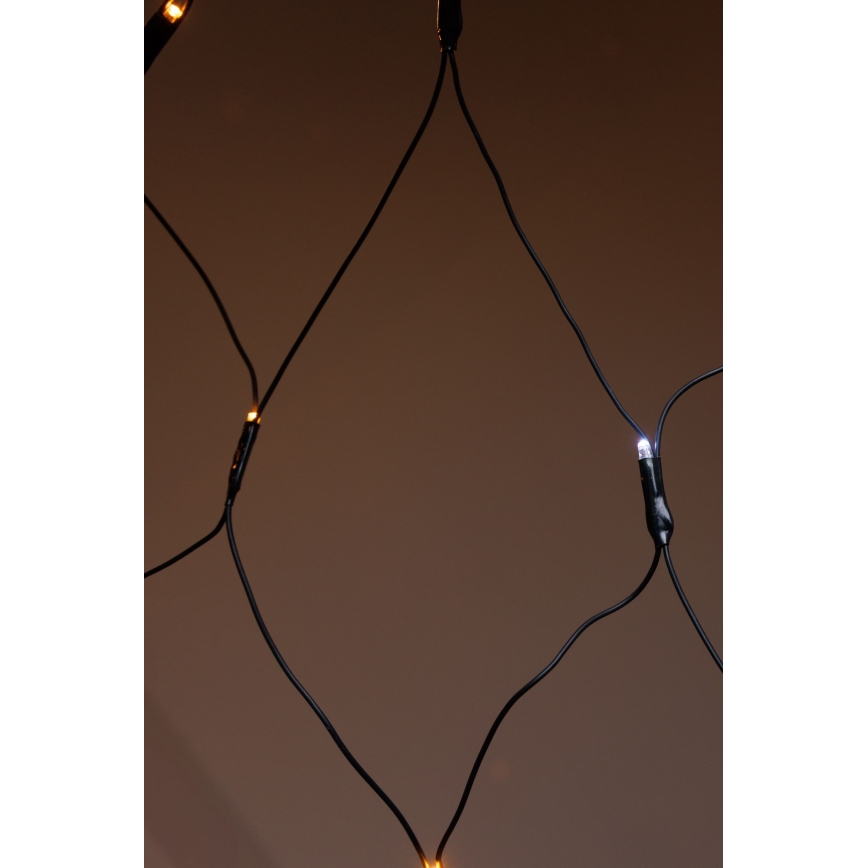 LED Spoljašnja božićna zavesa NET 240xLED/7,2W/230V 1,5x2 m IP44 topla bela
