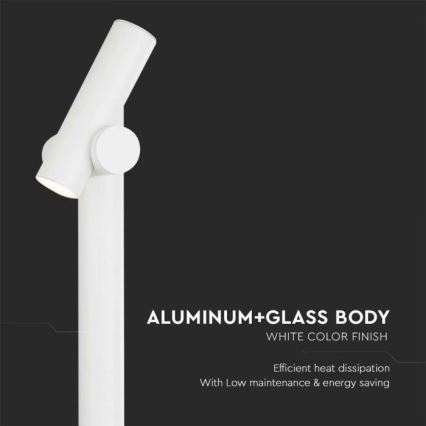 LED spoljašnja fleksibilna lampa LED/4W/230V 4000K IP44 100 cm bela